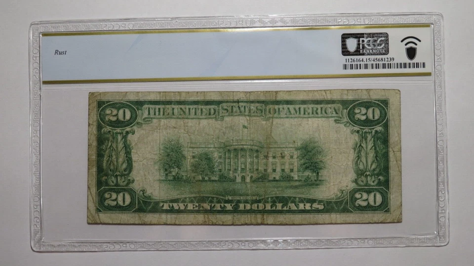$20 1929 Thief River Falls Minnesota National Currency Bank Note Bill #5894 PCGS - Image 4 of 4