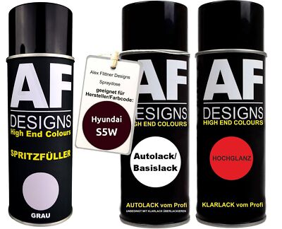 Spritzfüller Set für Hyundai S5W Ruby Wine Perl Klarlack Spritzfüller Grundierun