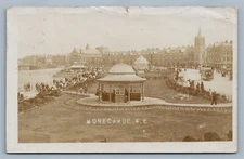 MORECAMBE ENGLAND ANTIQUE REAL PHOTO POSTCARD RPPC UK