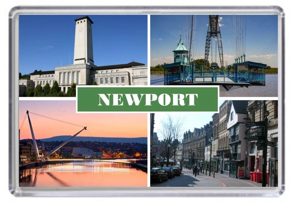 Newport Wales Fridge Magnet