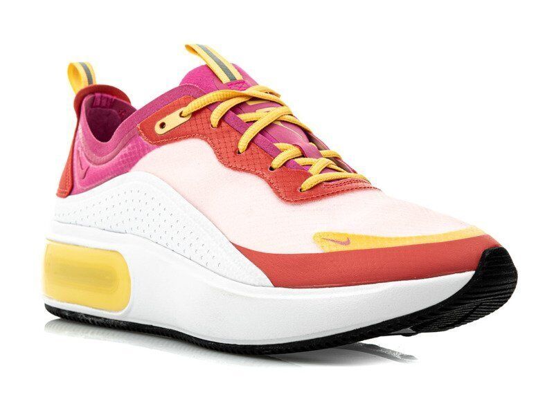 Nike Womens Air Max Dia AR7410 102 Pink White Training Fuchsia Yellow | eBay
