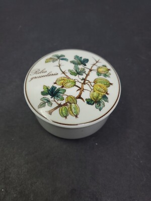 Villeroy & Boch Botanica Round Covered Trinket Box ''Ribes Grossularia''