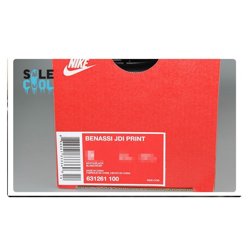Nike Slides Sandals Benassi JDI Print White Black Speckle Nike Slides Sandals Benassi JDI Print White Black Speckle