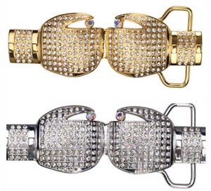 iced out belt buckle