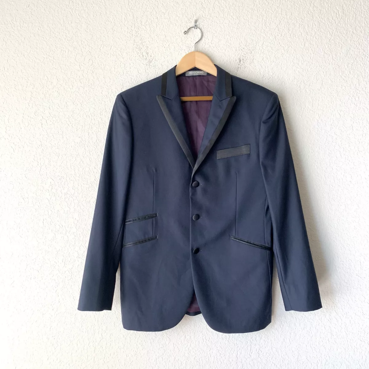 Indochino midnight shop blue tuxedo