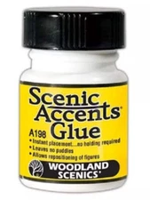 NEW Woodland N/HO Train Scenery Accent Glue 1.25 oz A198
