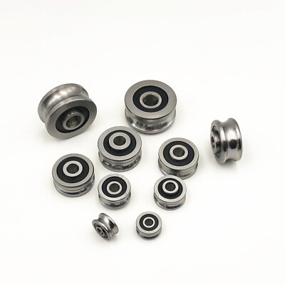 10 Pcs U Groove Bearing SG15 Track Guide Bearing For Computer 10 Pcs U Groove Bearing SG15 Track Guide Bearing For Computer