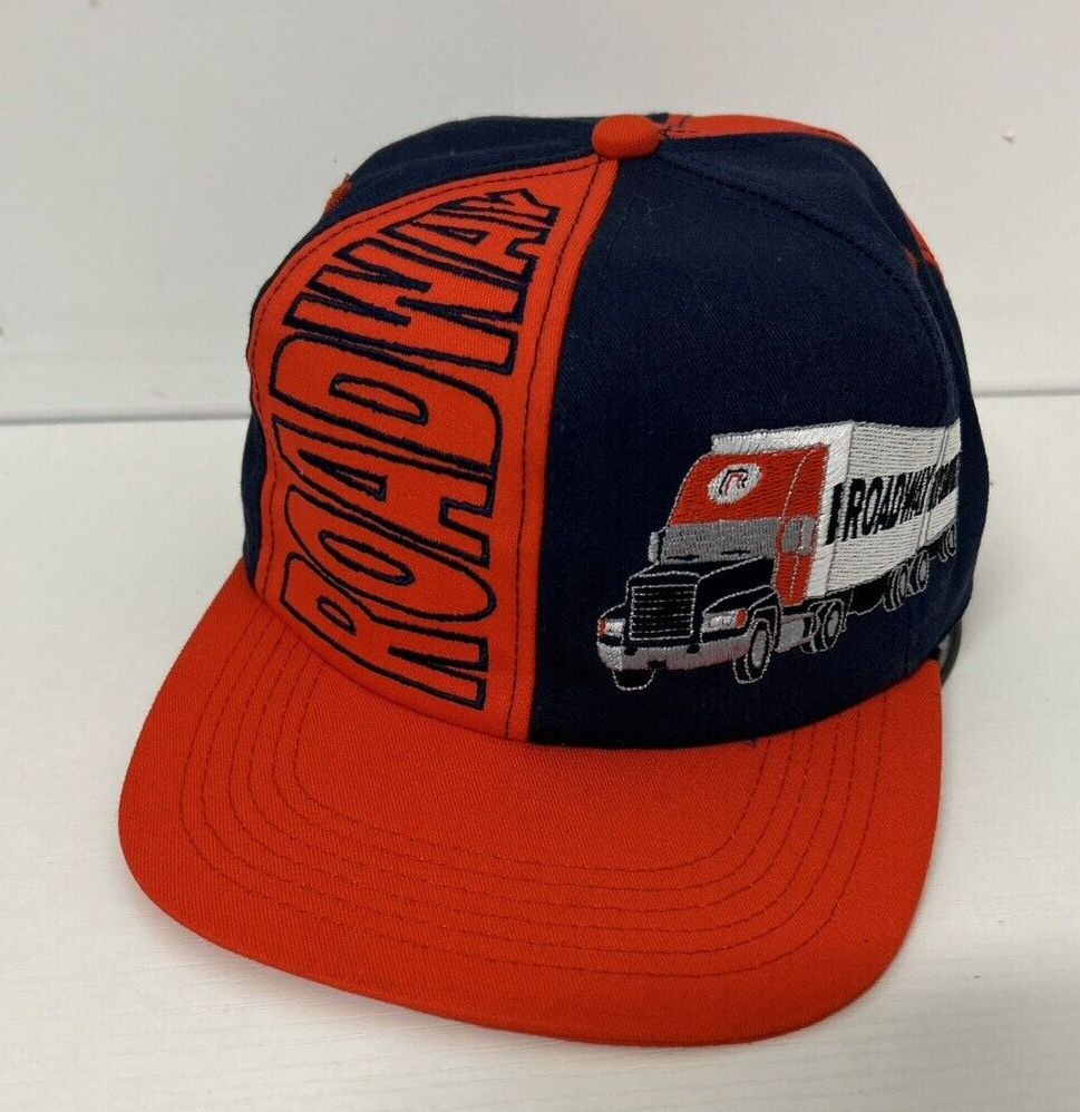 Vintage Roadway Trucking SnapBack Hat Cap K Products Made in USA