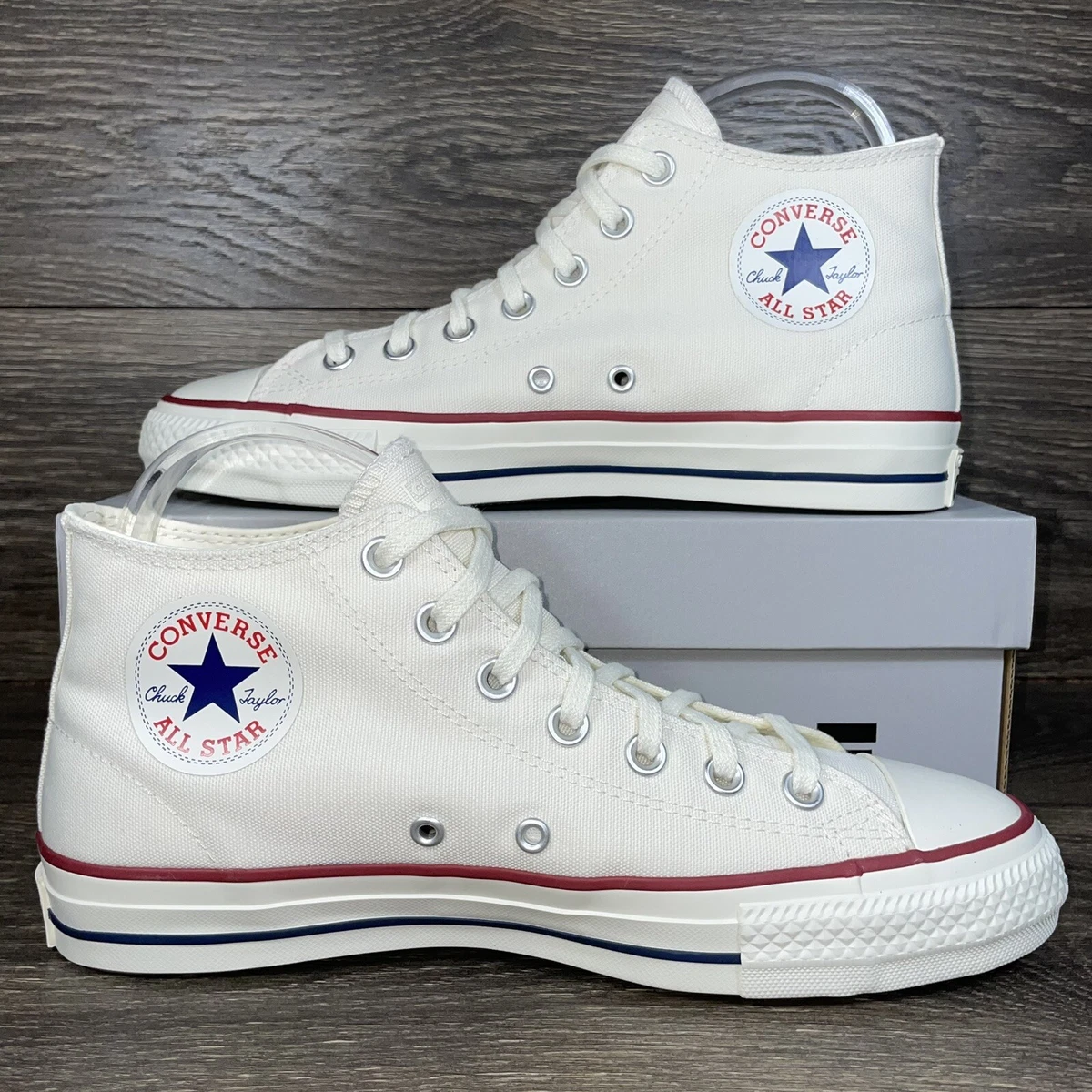 Converse Mens Chuck Taylor Madison Ox Sneakers 654220C White Leather Size 6  | eBay