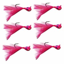 Kenders Tungsten Wonder Feather (6 Pack) GLOW PINK WONDERBREAD/PINK FEATHER