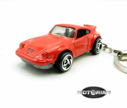 Schlüsselanhänger Porsche rot Auto selten Neuheit 1:64 Diecast - Bild 3 von 4