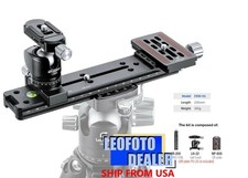 Leofoto FDM-01 Binocular Rangefinder Rail Kit  Length: 230mm USA Warranty