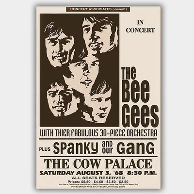 New Bee Gees Gift For Fans Poster TB6