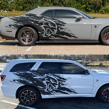 Hellcat Decal Sticker for Charger, Challenger, Durango SRT. Mud Splatter.