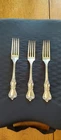 3 REED & BARTON STERLING SILVER DINNER FORKS