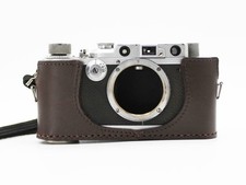  EXC 5 Leica IIIa Model G 35mm Rangefinder Film Camera Body Only Leather Case