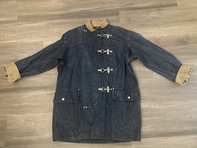 Vintage Ralph Lauren Denim Fireman Clasp Women’s Jacket Made In USA 6 - Image 1 of 4