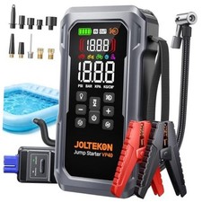 6000A 160PSI 9-in-1 Car Battery Jump Starter with Air Compressor  Blower