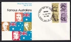 1973 "Famous Australians" First Day Cover (FDC) [01-204]