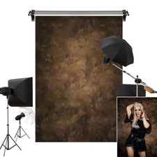 5x7ft/1.5x2.2m Brown Photography Backdrop Portrait Abstract Fabric Studio Props