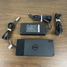 Dell WD19TB K20A001 USB-C Docking Station W/180W AC Power Adapter READ INFO