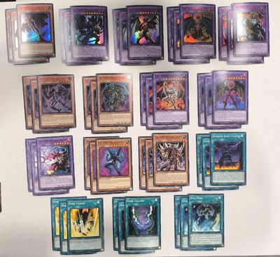 #ad 💥YUGIOH EVIL HERO DECK 48 CARD ADUSTED GOLD SINISTER NECROM INFERNO WING $39.95