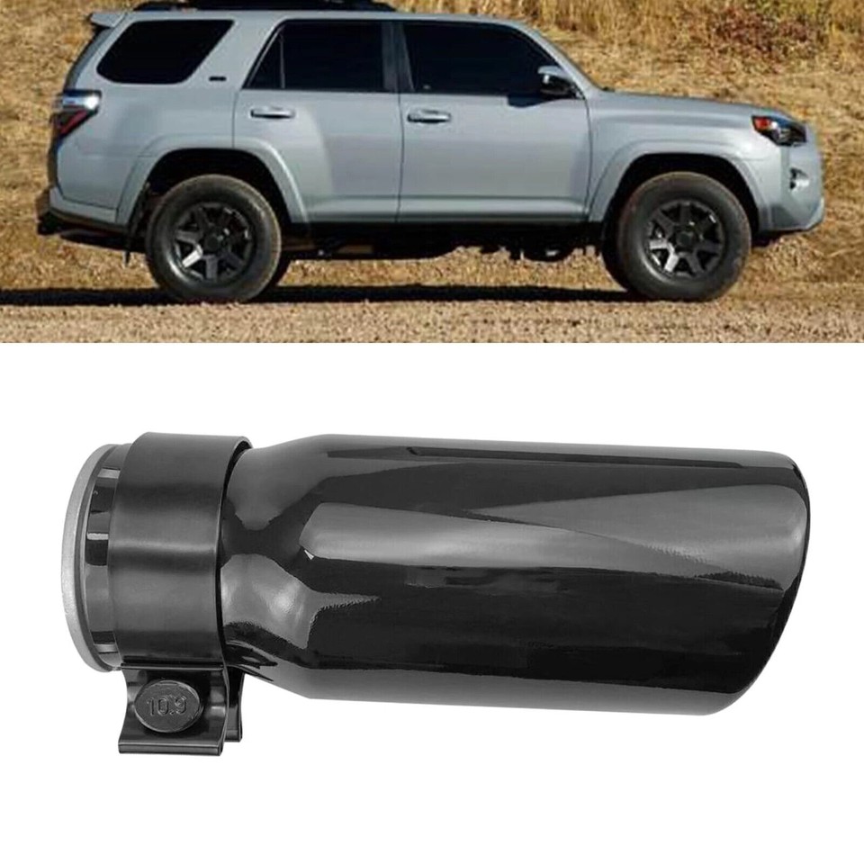Autoparts-Accs Short Chrome Exhaust Tip – Fits 2005-2023 Toyota Tacoma – 2.8" Inlet, 3.5" Outlet