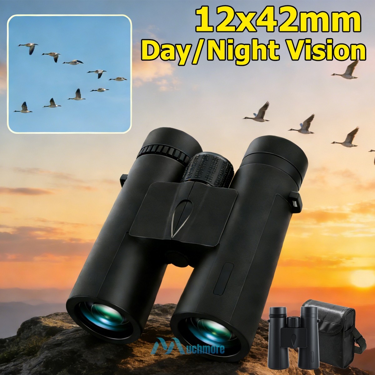 Бинокли и монокуляры 12x42 HD Binoculars