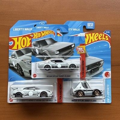 Hot Wheels Kroger Nissan Skyline 2000GT-R LBWK GT Tooned 35GT-RR Ver.2 SET