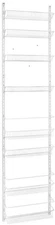 Adjustable Wall Mounted 18 Inch Wide Hanging/Over the Door Dantry Organizer a...