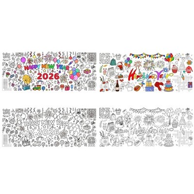 Large 76x183cm Drawing Sheet Doodles Paper for Parties Safe and Easy Storage