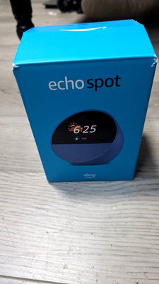 Amazon Alexa Echo Spot Smart Speaker With Display Screen in Blue New