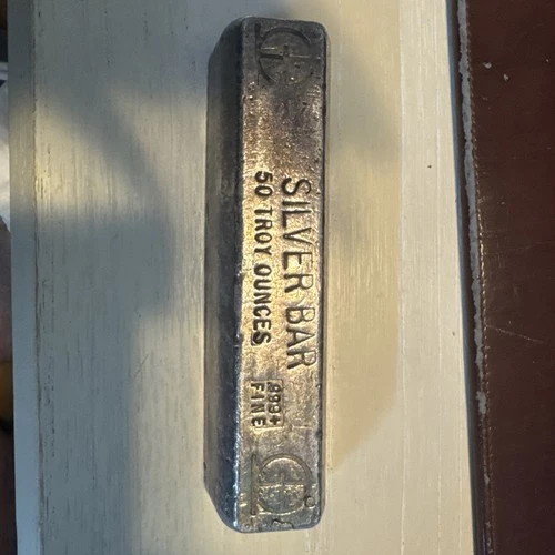 Silver Bar - 50 Troy Ounces .999+ Fine