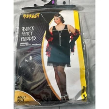 Flapper Black Dress Costume, Flapper Costume, Spirit Halloween