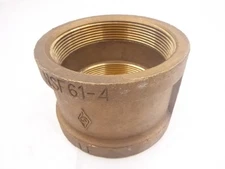 4" Brass Coupling IPS LF NSF61-4 FNPT For Pipe Connection
