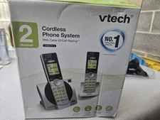 Vtech CS6919-2 2-Handset Cordless Phone with Caller ID/Call Waiting Wall Mount 