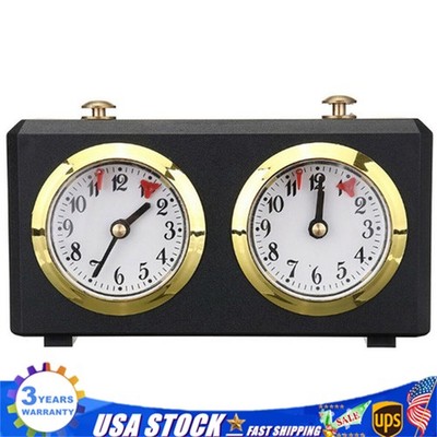 Chess Clock Alarm Chess Timer Mechanical Analog Chess Clock for Board Game Inter