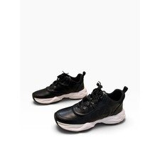 DKNY Decorah Womens Chunky Platform Sneakers Size 8.5 NEW Black White Dad Shoes