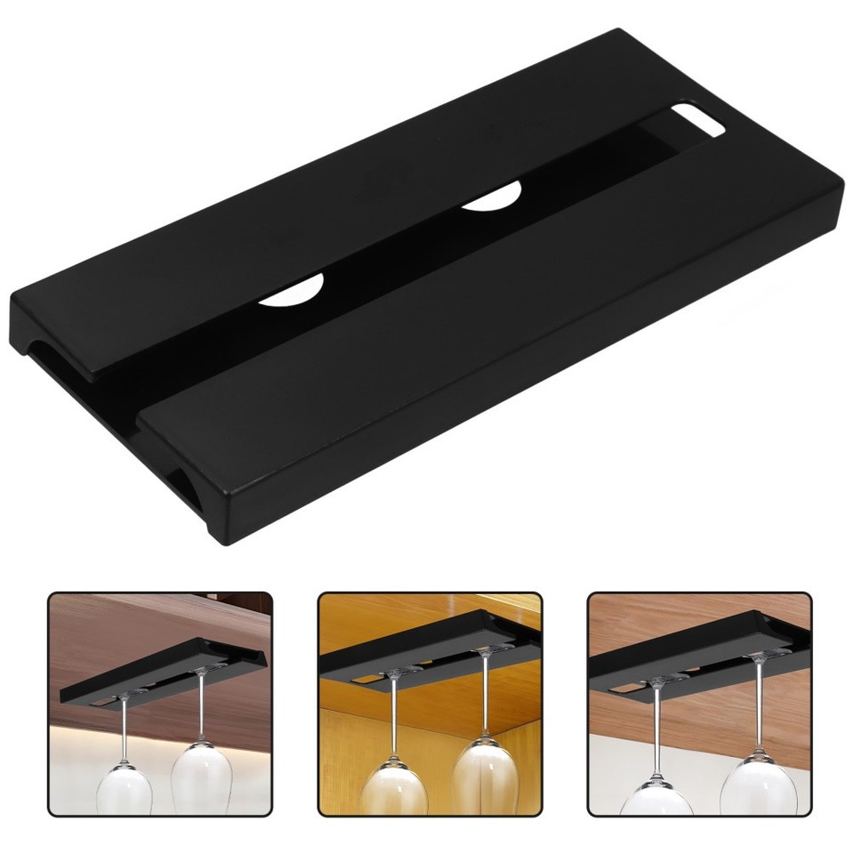 2 Pcs Wine Glass Hanger Drinking Glasses Storage Organizer Display ...