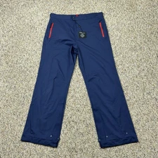 RLX Ralph Lauren Golf Rain Pants Men’s Large Navy Blue NWT Waterproof Nylon $297
