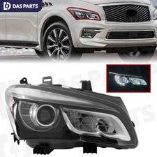 For 2014-2017 Infiniti QX80 LED Car Headlights Adaptive Right Side Headlamps NEW