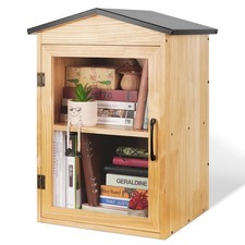 Outdoor Library Box Literature Exchange Box Outdoor Book Storage Little Wood ...