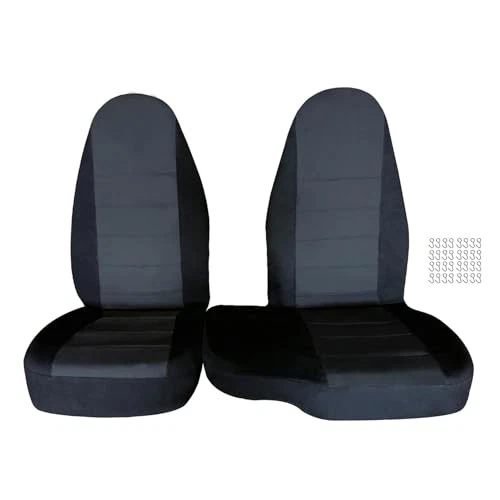 Front Driver Passenger Side Seat Covers for 60/40 Seats Compatible with Ranger  - Picture 2 of 8