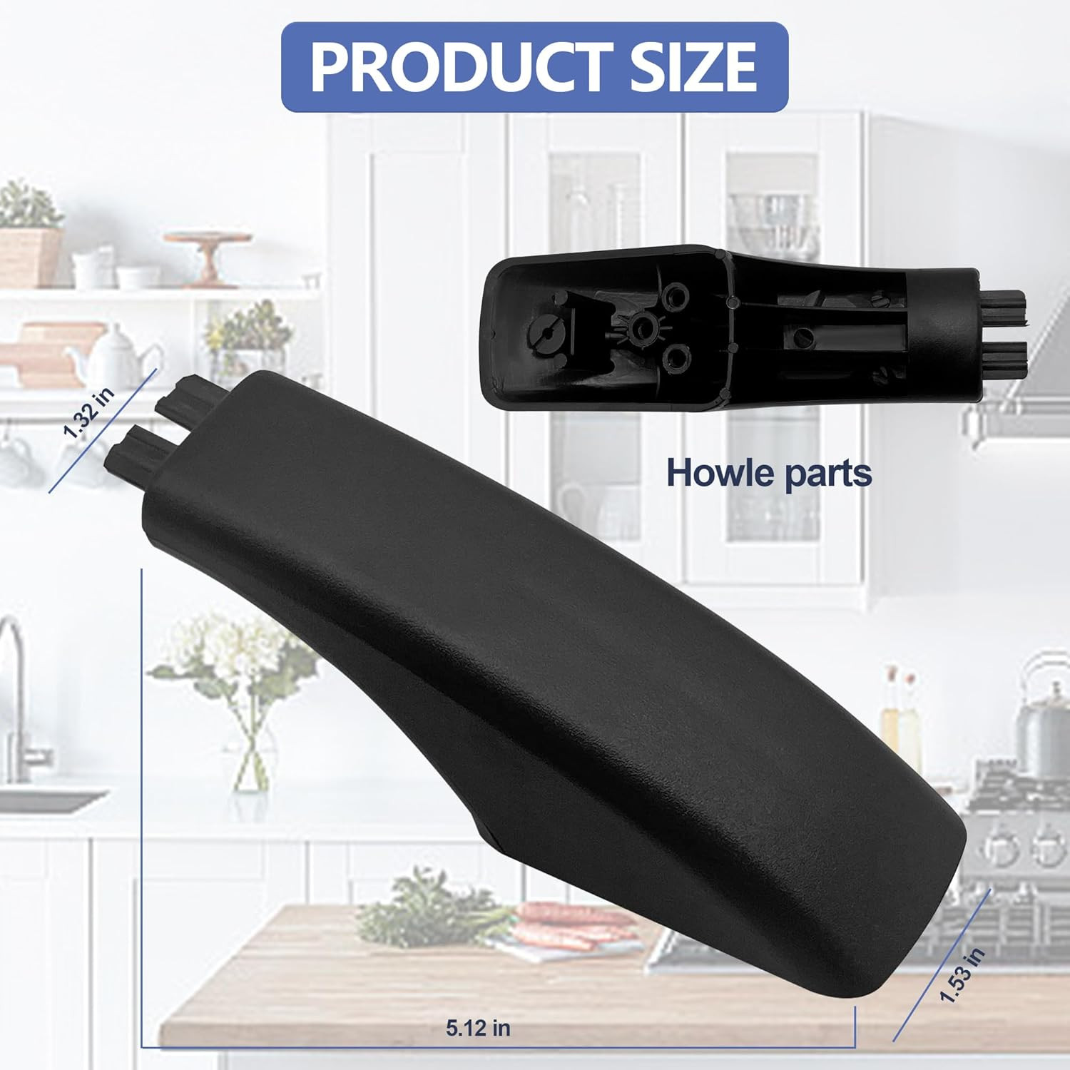 WB07X10034 2 Pack Oven Handle End Caps Replacement Fits GE General Electric Stov