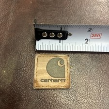    CARHARTT Rugged Patch Tag Tags Patches 1.25" Stitch On Logo Patch Brown   