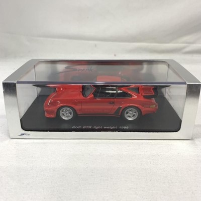 Spark 1/43 RUF BTR Lightweight 1988 rot Diecast Modellauto gebraucht