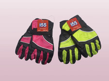 MB 55 THERMALSPORT KIDS SKI GLOVES PINK  YELLOW ONE SIZE NWOB 2 SETS