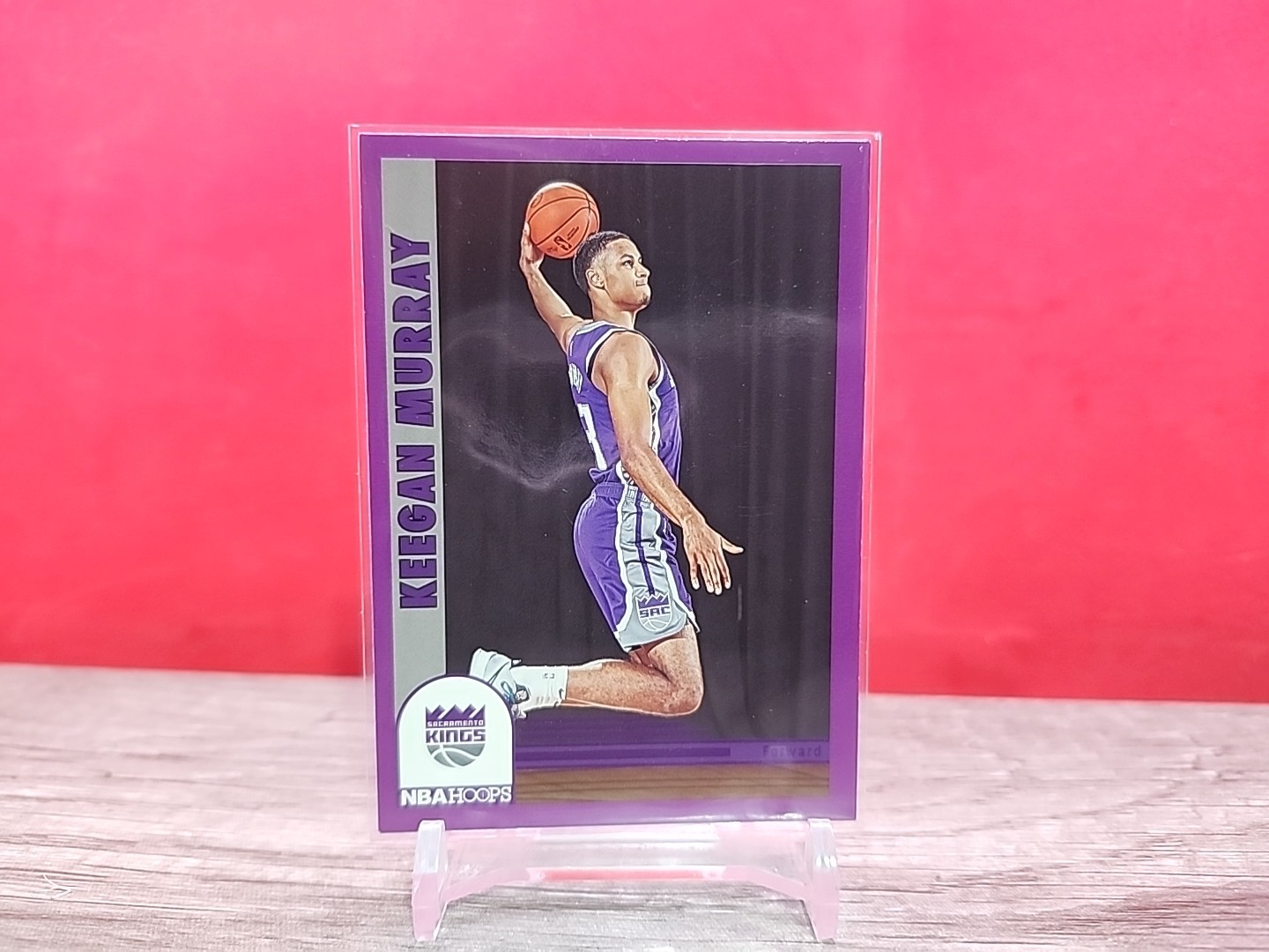 2022-23 Panini NBA Hoops #284 Keegan Murray Purple Tribute Rookie RC