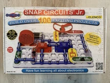 ELENCO Snap Circuits Jr. 100 Experiments Electronics Discovery Kit Set Complete