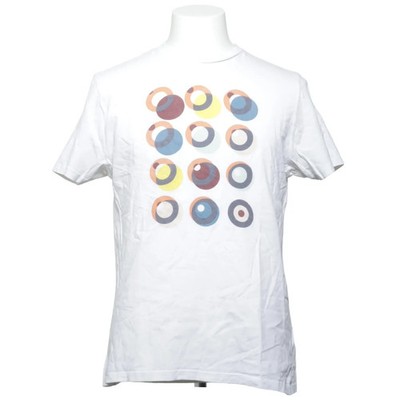 Ben Sherman, T-shirt, Größe: M, 0069022, Weiß/Mehrfarbig, Baumwolle, Batik #oSs